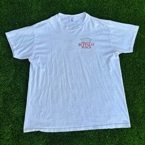 White Anchor Bar Buffalo Wings T-Shirt